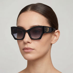 Dsquared2 Casual Cat Eye Sunglasses for Women — interior view, Non-Polarized lens detail