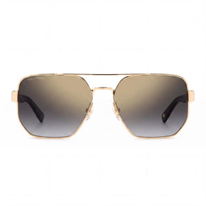 Dsquared2 D2 0083/S Square Sunglasses for Women — front view, Metal frame