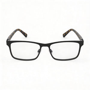 Elasta E 3128 Rectangle Eyeglasses for Men — front view, Metal