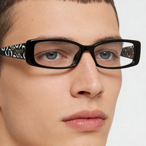 Emilio Pucci Black Eyeglasses Unisex — lifestyle wear, office and screen work