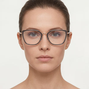 Emporio Armani Ea1152 Cat Eye Eyeglasses for Women — interior view, Plastic demo lenses
