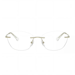 Emporio Armani Ea1167 Oval Eyeglasses for Women — front view, Metal