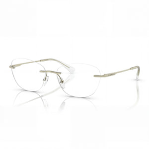 Emporio Armani Ea1167 Gold Oval Eyeglasses for Women, Metal frame