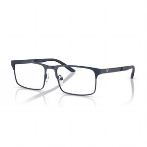 Emporio Armani Ea1170 Blue Rectangle Eyeglasses for Men, Metal frame