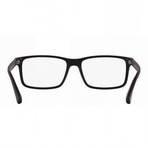 Emporio Armani EA3038 Rectangle Eyeglasses for Men — interior view, Customisable demo lenses