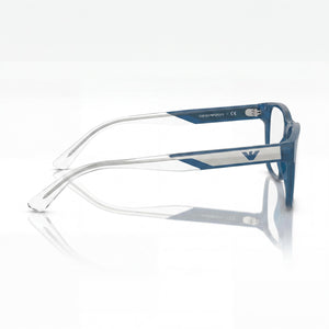 Emporio Armani EA3239 Rectangle Eyeglasses for Women — front view, Plastic