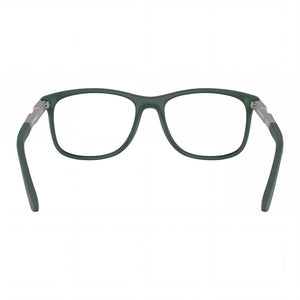 Emporio Armani Ea3247 Rectangle Eyeglasses Women — side view, Green Plastic temples