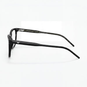 Emporio Armani Ea3258 Square Eyeglasses for Men — front view, Plastic
