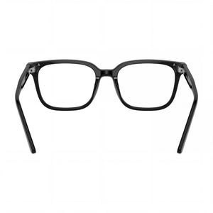 Emporio Armani Ea3258 Square Eyeglasses Men — side view, Black Plastic temples