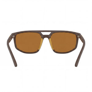 Emporio Armani Ea4248u Aviator Sunglasses Women — side view, Non-Polarized Brown Mirrored Gold lens