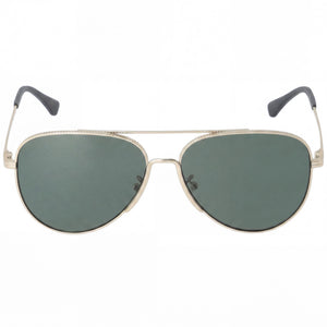 Emporio Armani Sports Aviator Sunglasses for Men — front view, Copper frame