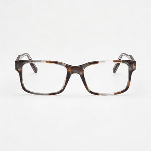 Ermenegildo Zegna EZ5254 Rectangle Eyeglasses for Women — front view, Acetate