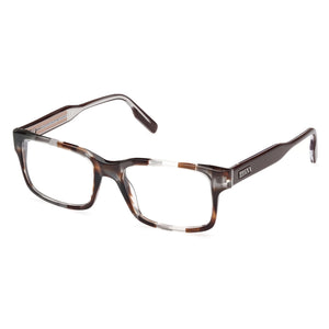 Ermenegildo Zegna EZ5254 Brown Rectangle Eyeglasses for Women, Acetate frame
