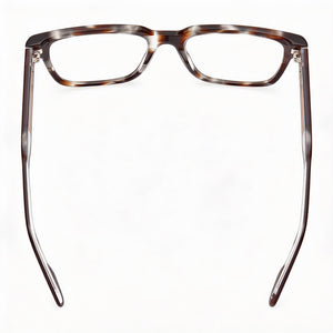 Ermenegildo Zegna EZ5260 Rectangle Eyeglasses for Men — front view, Plastic