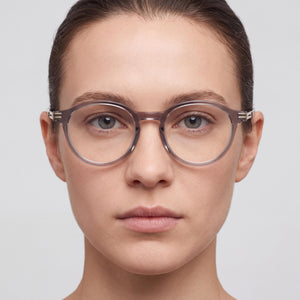 Ermenegildo Zegna EZ5269 Round Eyeglasses Unisex — interior view, Plastic demo lenses