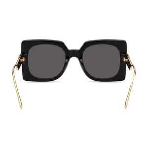 Etro Classic Square Sunglasses for Women — interior view, Non-Polarized lens detail