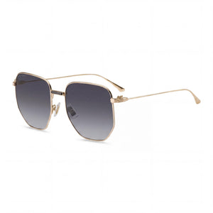 Etro Gold Aviator Sunglasses for Women, Dark Grey Shaded lens