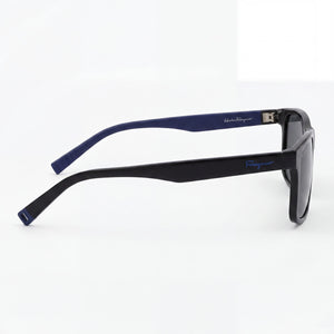 Ferragamo Rectangle Sunglasses for Men — front view, Plastic frame