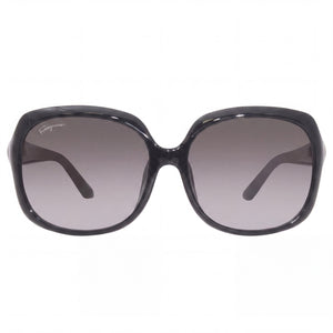 Ferragamo Square Sunglasses for Women — front view, Plastic frame
