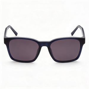 Ferragamo Square Sunglasses for Women — front view, Blue frame