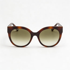 Ferragamo Gancini-sf1031sl Round Sunglasses for Women — front view, Plastic frame