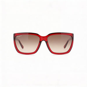 Ferragamo SF1018S Rectangle Sunglasses for Women — front view, Plastic frame