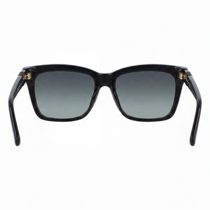 Ferragamo SF1027S Square Sunglasses Unisex — side view, Non-Polarized Gradient Blue lens
