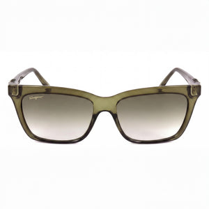 Ferragamo Sf1027s Square Sunglasses Unisex — front view, Plastic frame