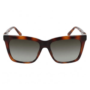 Ferragamo Sf1027s Rectangle Sunglasses for Unisex — front view, Plastic frame