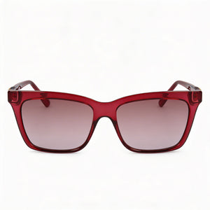 Ferragamo SF1027S Rectangle Sunglasses for Women — front view, Plastic frame