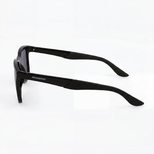 Ferragamo SF1028SN Rectangle Sunglasses Men — side view, Non-Polarized Black lens