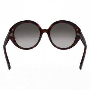 Ferragamo SF1067S Oval Sunglasses for Women — interior view, Non-Polarized lens detail