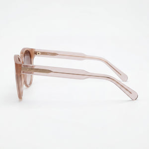 Ferragamo SF1068S Teacup Sunglasses Women — side view, Non-Polarized Brown lens