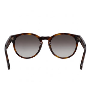 Ferragamo SF1068S Round Sunglasses Women — side view, Non-Polarized Brown Gradient lens
