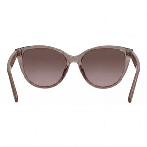 Ferragamo SF1073S Cat Eye Sunglasses Women — side view, Non-Polarized Beige lens