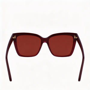 Ferragamo Sf1102s Rectangle Sunglasses for Women — front view, Plastic frame