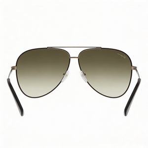 Ferragamo Sf131s 211 Aviator Sunglasses for Women — front view, Metal frame