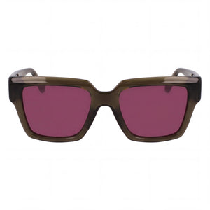Ferragamo Sf2014s Square Sunglasses for Women — front view, Acetate frame