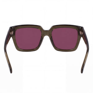 Ferragamo Sf2014s Square Sunglasses Women — side view, Clear lens