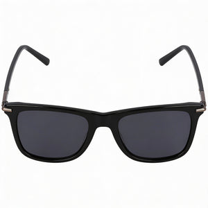 Ferragamo Sf2028s Rectangle Sunglasses Unisex — front view, Titanium frame