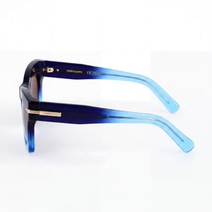 Ferragamo Sf2031s Cat Eye Sunglasses Men — side view, Clear lens