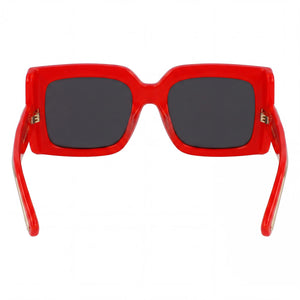 Ferragamo Sf2032s Square Sunglasses for Women — interior view, Non-Polarized lens detail