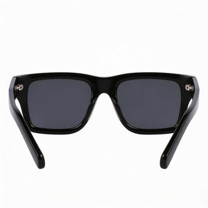 Ferragamo Sf2033s Rectangle Sunglasses Unisex — side view, Non-Polarized black lens