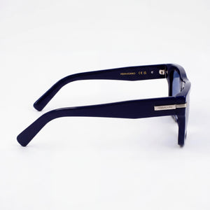 Ferragamo SF2033S Rectangle Sunglasses Unisex — side view, Polycarbonate Clear lens