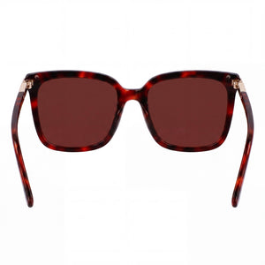 Ferragamo Sf2037s Square Sunglasses for Women — interior view, Non-Polarized lens detail