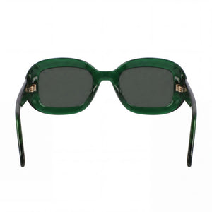 Ferragamo Sf2038se Round Sunglasses for Unisex — interior view, Polycarbonate lens detail
