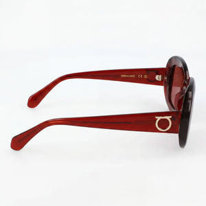 Ferragamo Sf2038se Rectangle Sunglasses Unisex — front view, Acetate frame