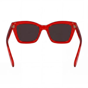 Ferragamo Sf2039se Cat Eye Sunglasses for Women — interior view, Non-Polarized lens detail