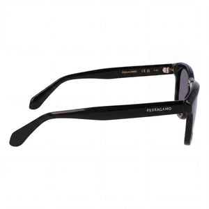Ferragamo Sf2040se Square Sunglasses Unisex — side view, Non-Polarized black lens