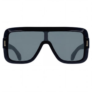 Ferragamo Sf2061se Shield Sunglasses for Women — front view, Acetate frame